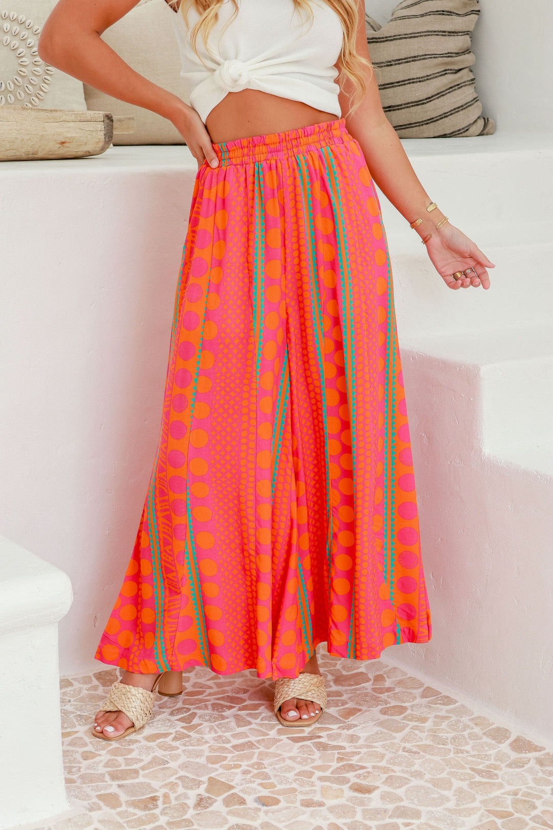 Mexicali Polka Dot Pant - Wide Leg