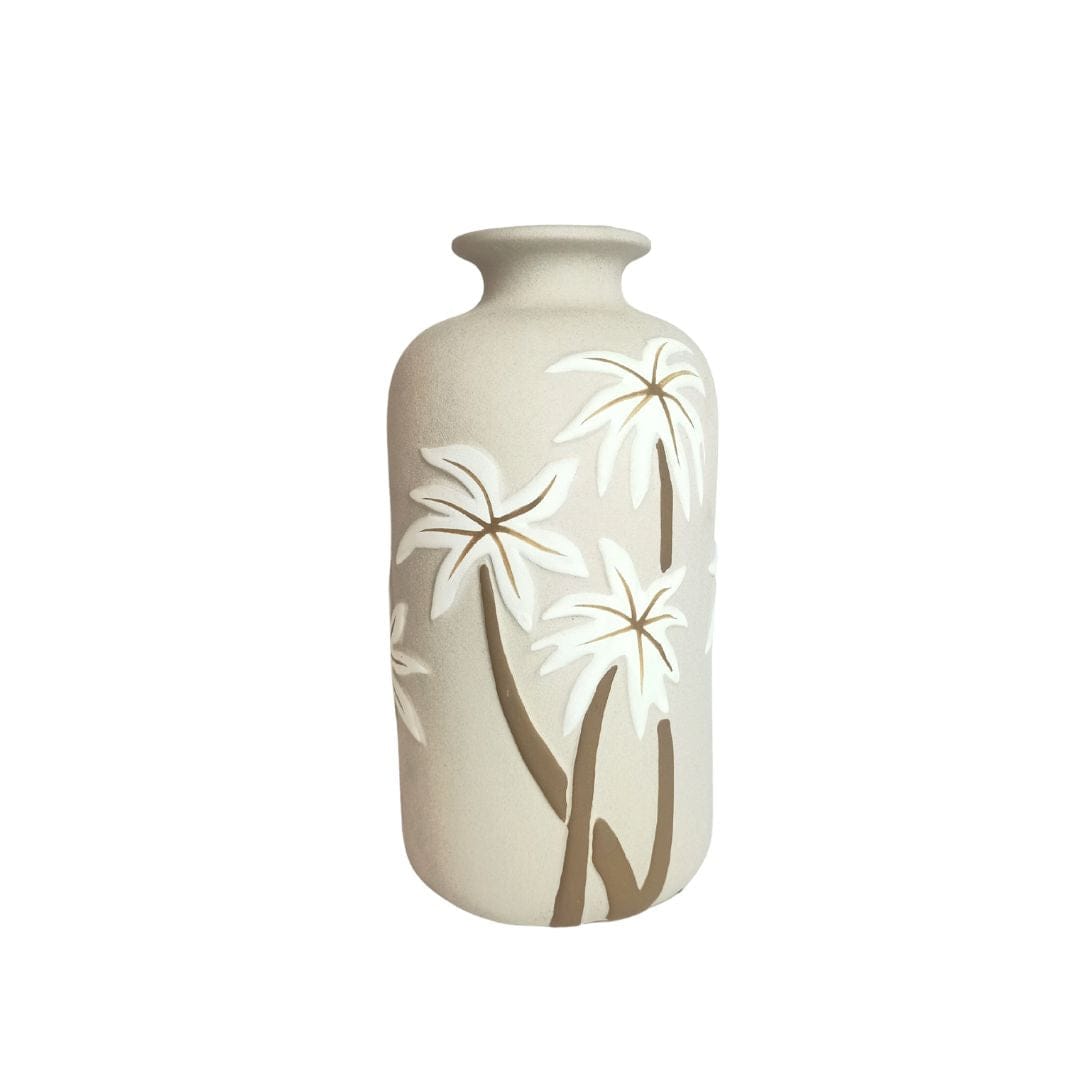 Capri Ceramic Palm Vase 25cm