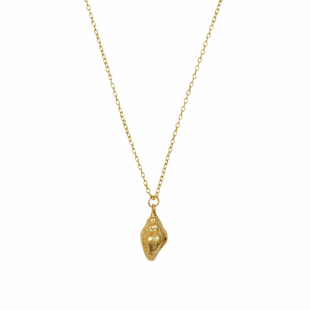 Conch Cove Gold Drop Necklace