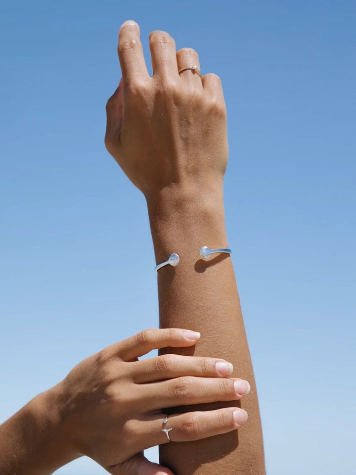 Maui Beach Friendly Mermaid Cuff - Gold or Silver