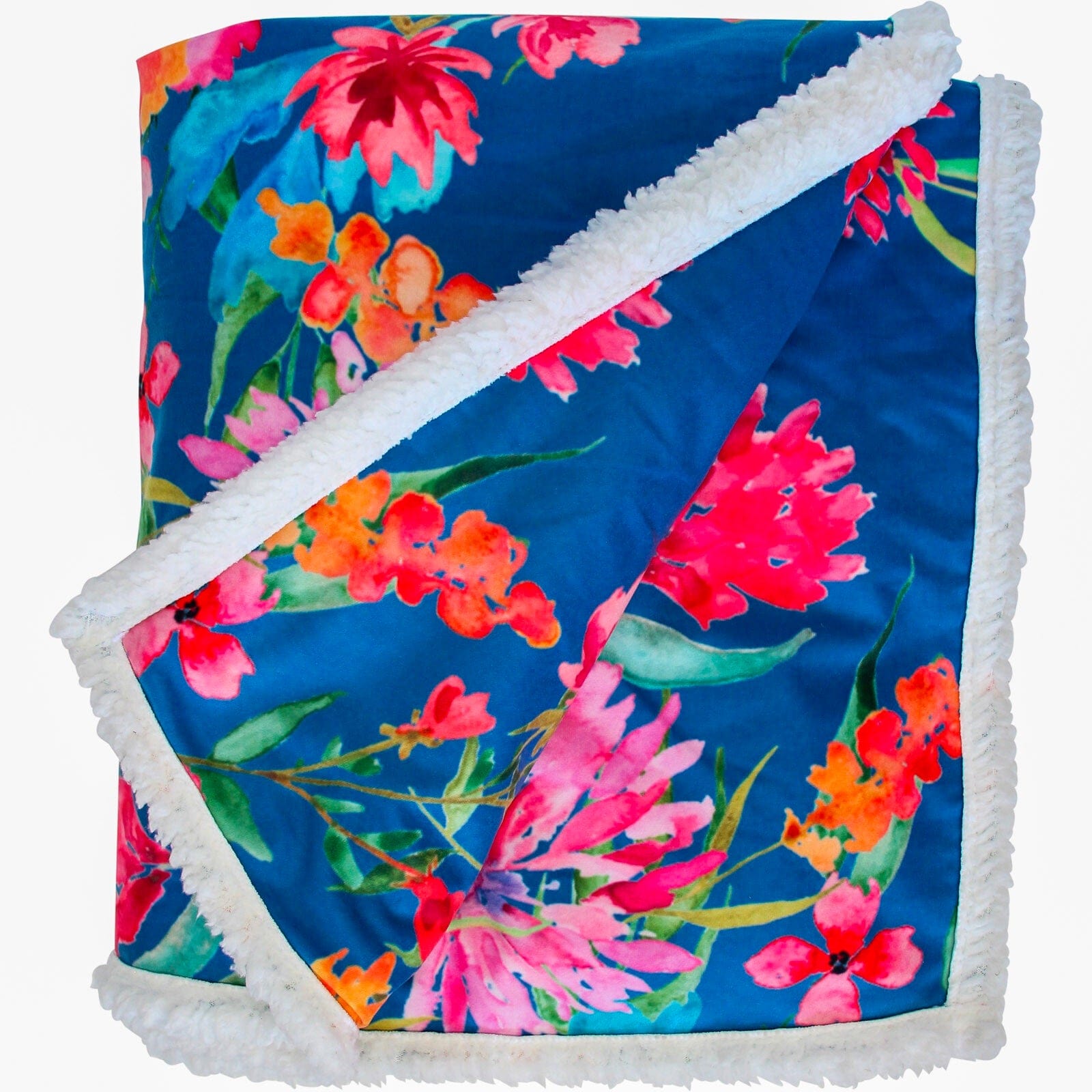 Winter Sherpa Throw Garden Hali Home Bright Throws and Homewares