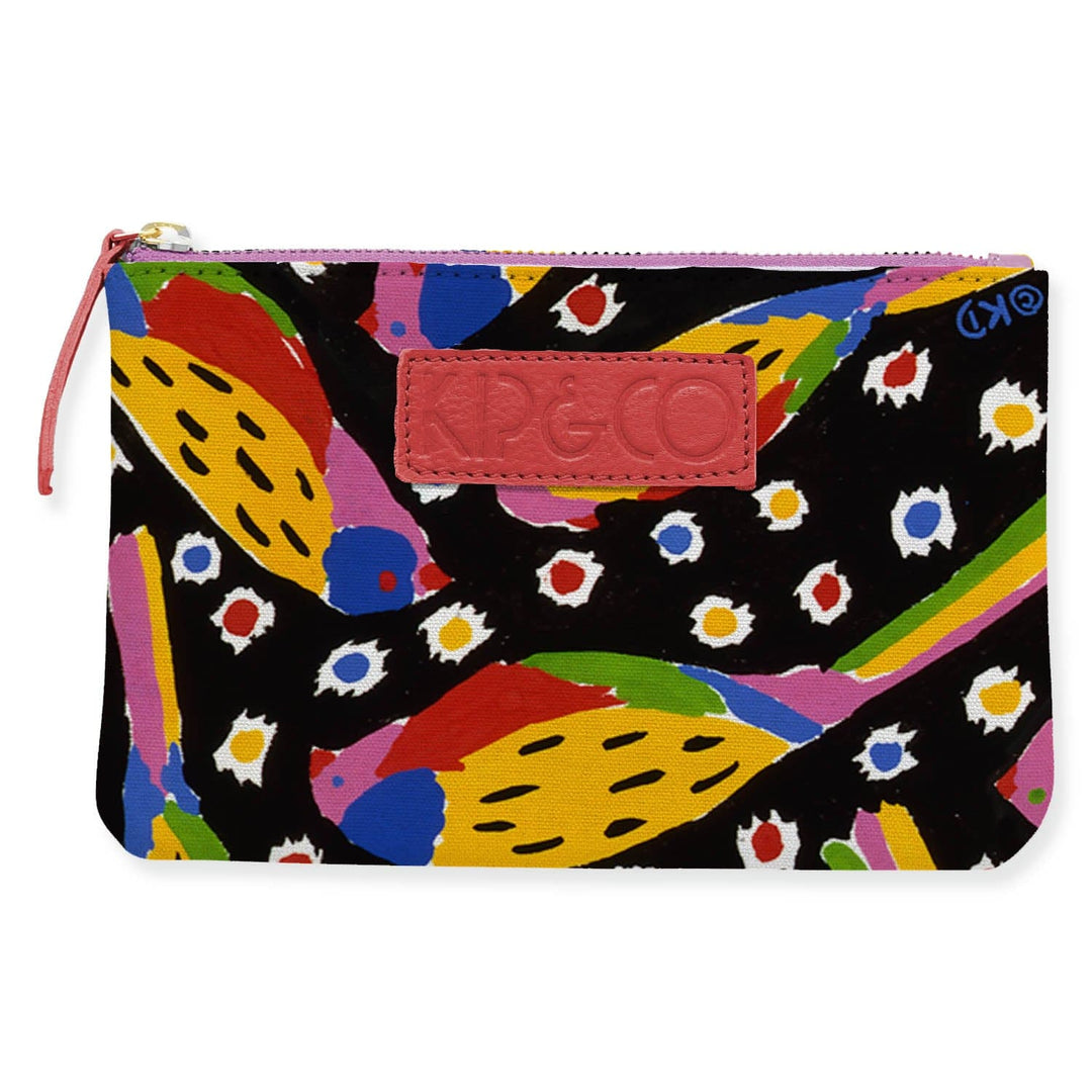 Kip & Co Ken Done Parrot Party Cosmetic Purse