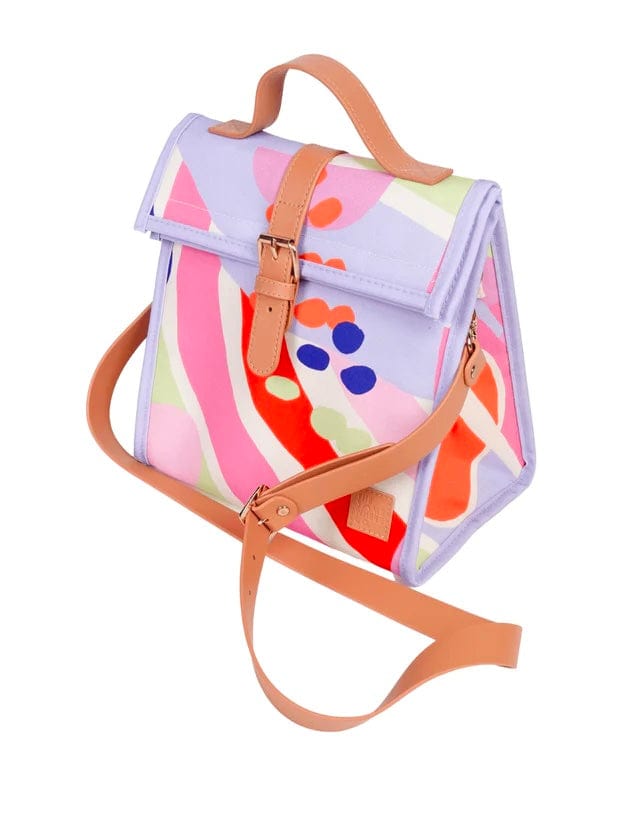 Somewhere Co Sprinkle Fiesta Brightly Coloured Insulated Lunch Satchel With Carry Strap