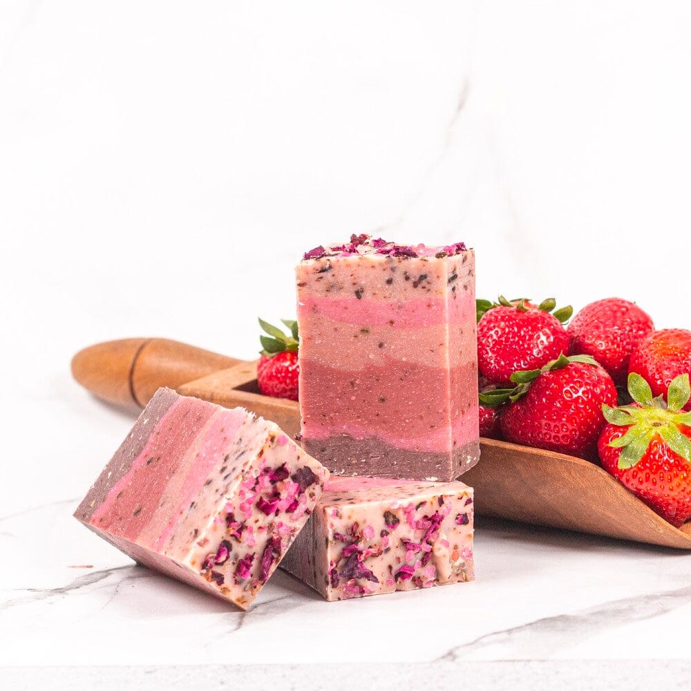 Washpool Luxe Soap Bar - Strawberry Cheesecake