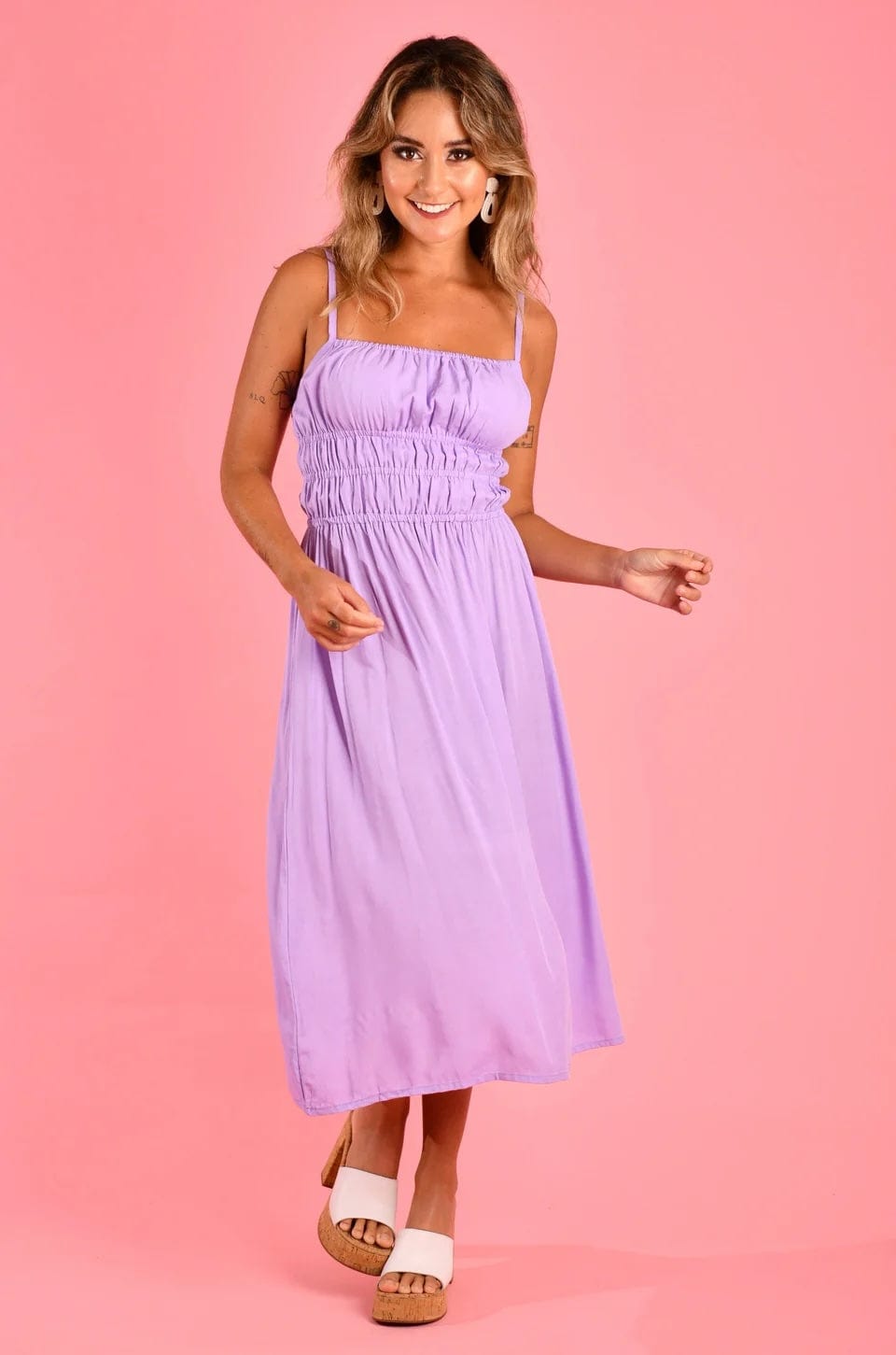 Summer Maxi Dress Lilac – Hali Home - Main Image