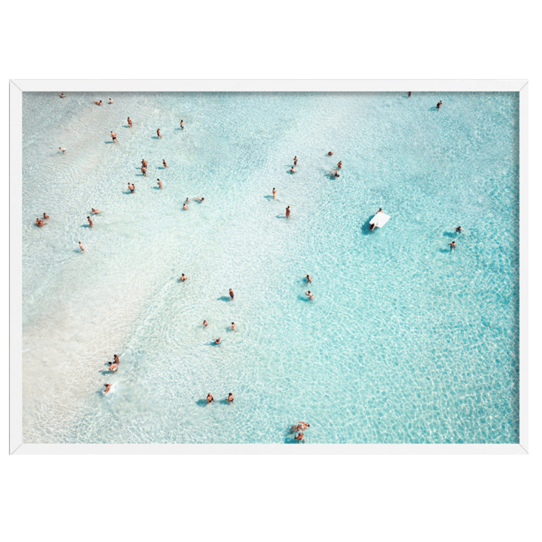 Aerial Summer Beach I - Art Print