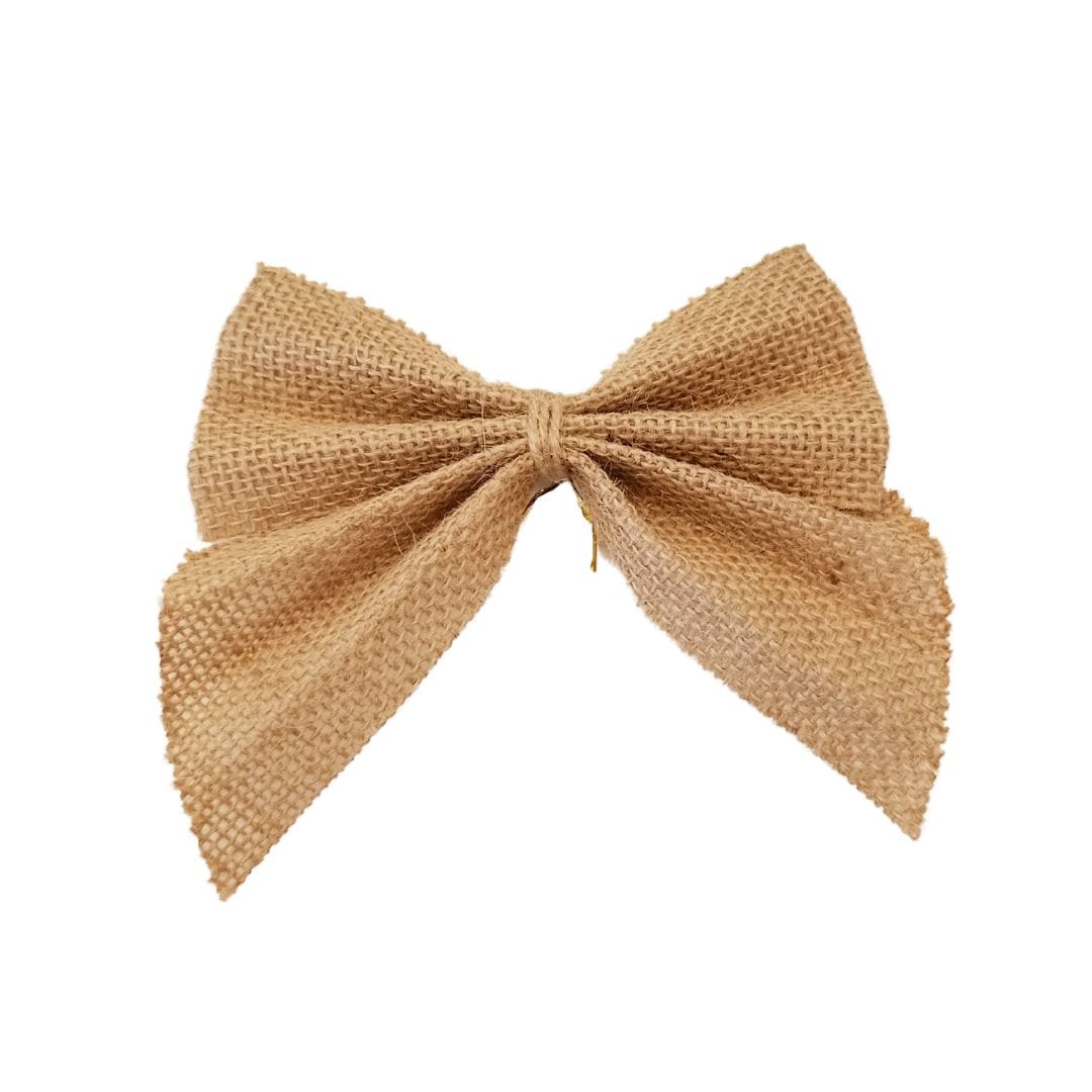 Jute Christmas Bow - Each