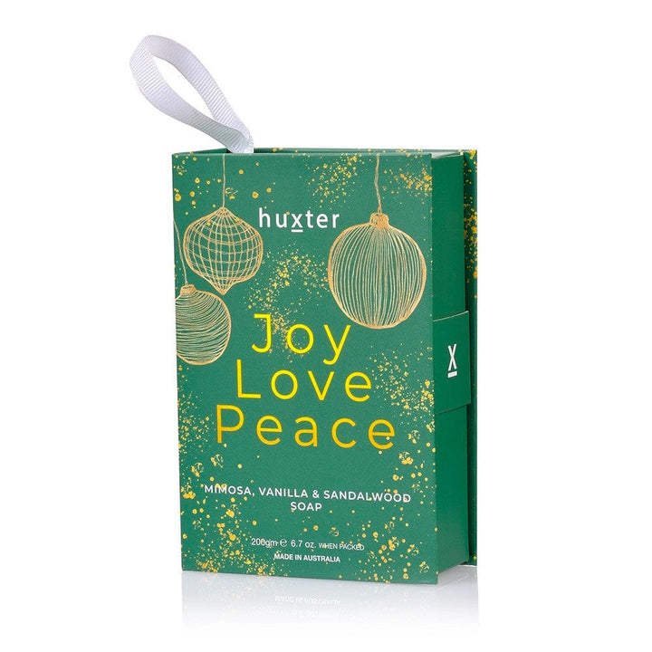 Joy Love Peace Boxed Soap - Mimosa, Vanilla and Sandalwood (200g)