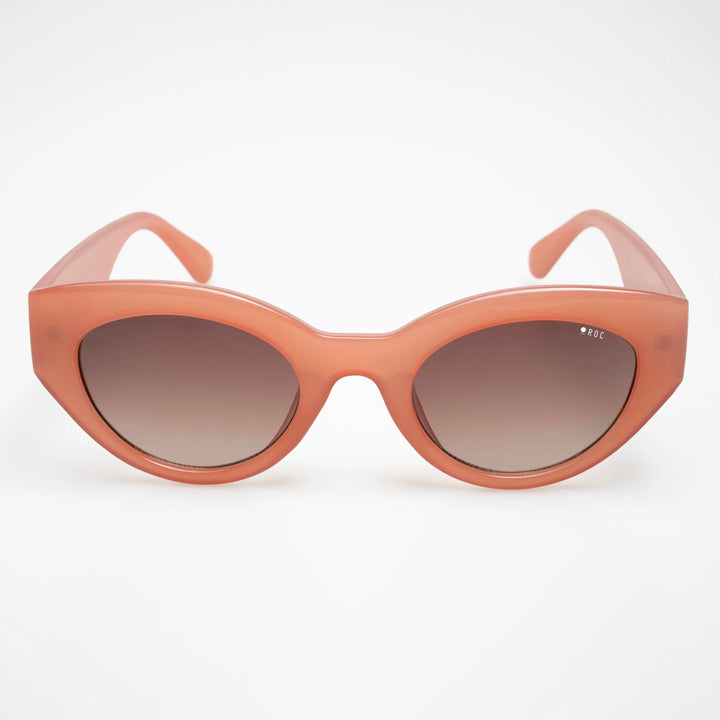 Hibiscus Sunglasses -  Coral / Gradient Brown