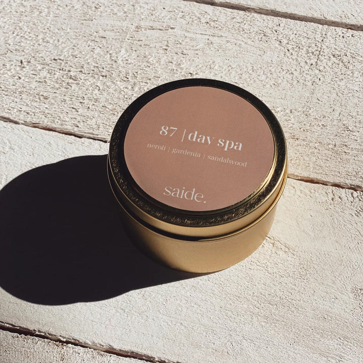 Saide Tin Candle - Day Spa Scent