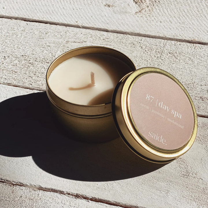 Saide Tin Candle - Day Spa Scent