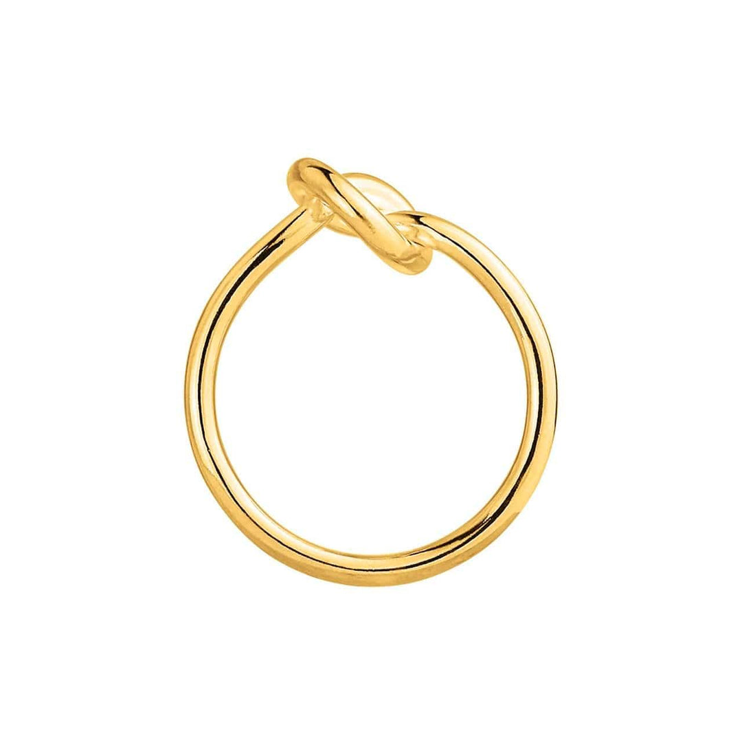 Knot Gold Wire Ring