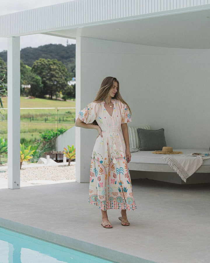 Acacia Maxi Dress - Creamy Blush