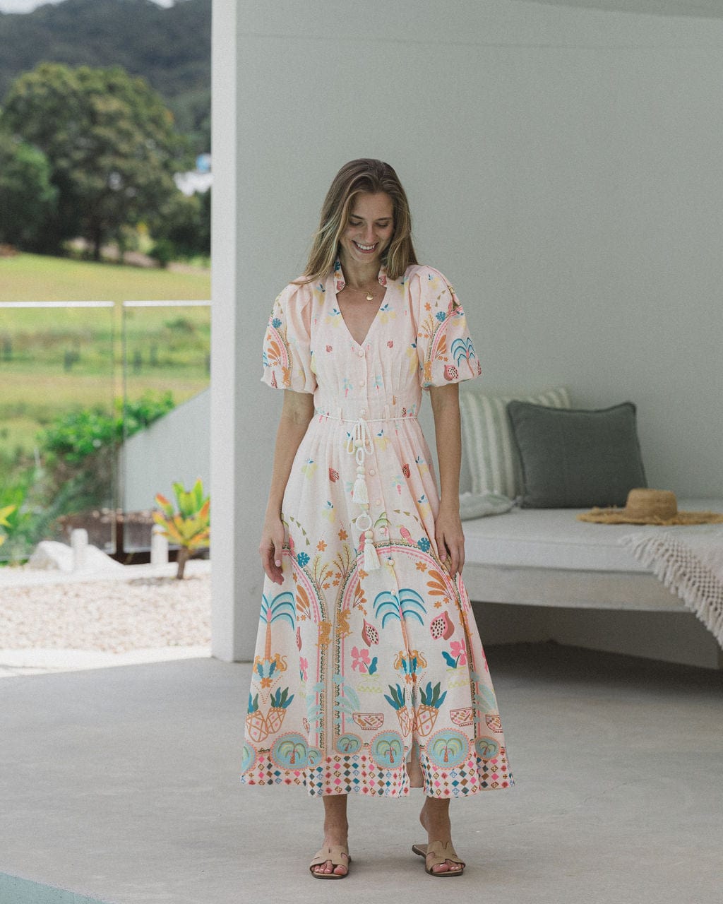 Acacia Maxi Dress - Creamy Blush