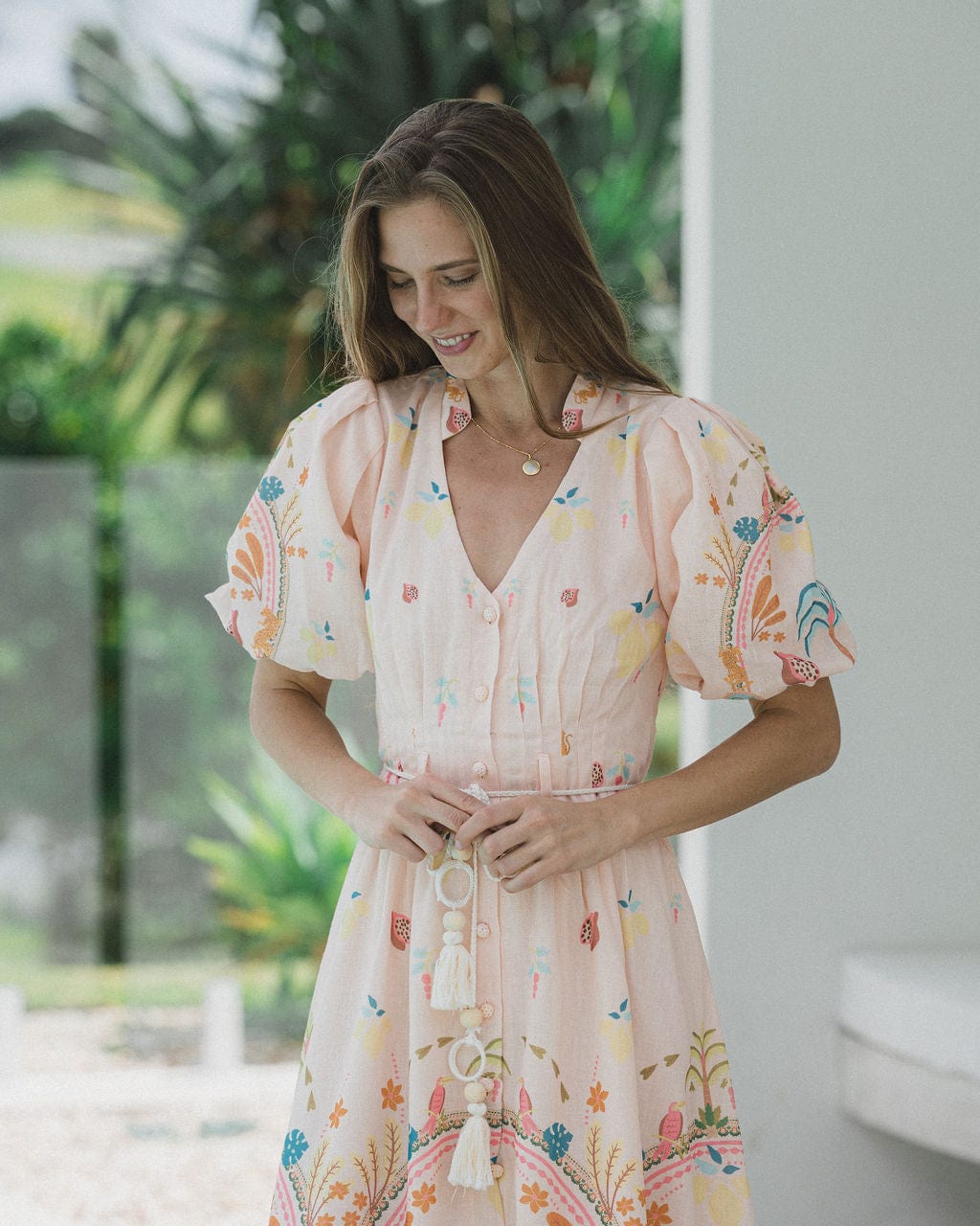Acacia Maxi Dress - Creamy Blush