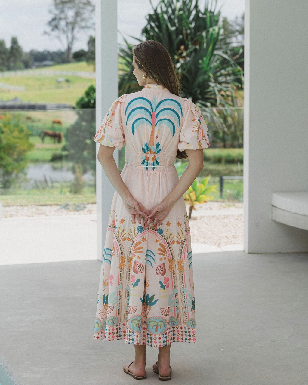 Acacia Maxi Dress - Creamy Blush