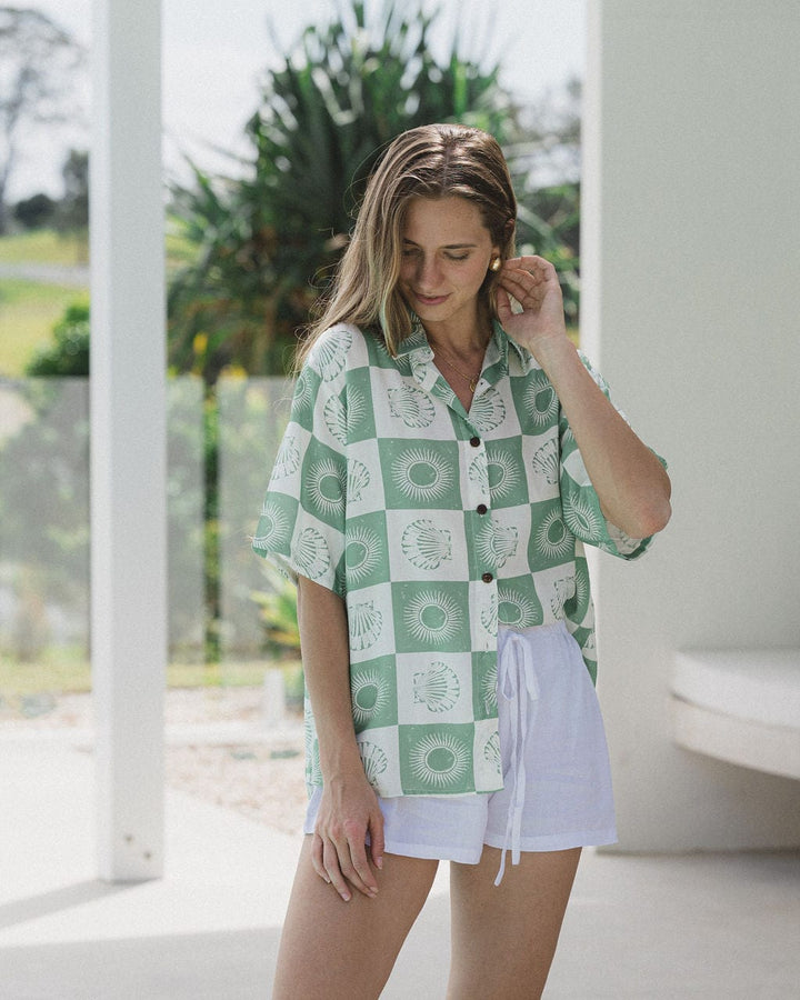 Yacht Shirt - Sun Shell Green