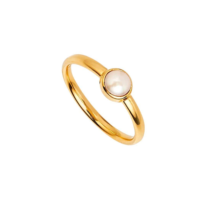 Heavenly Pearl Gold Ring