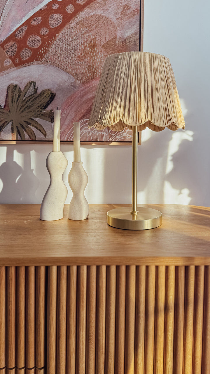 Sanita Raffia Table Lamp (45cm)