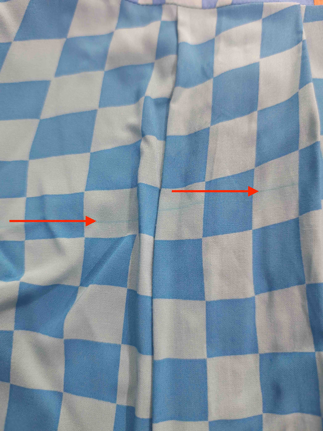 Love Peace Art Shirt Dress Blue - XL