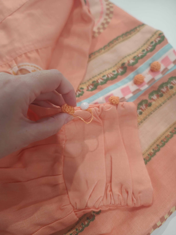 Palm Belted Midi Dress  - Melon Seconds