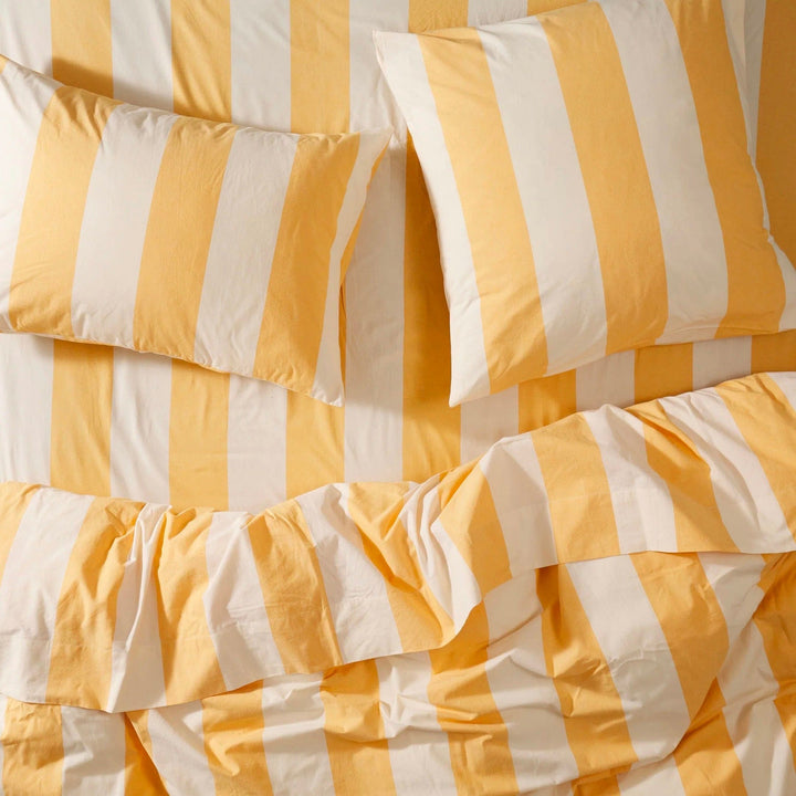 Sage x Clare Bruno Cotton Quilt Cover (Marigold)