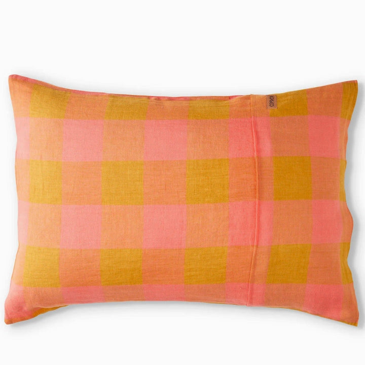 Kip and Co Toasted Marshmallow Linen Pillow Case Set