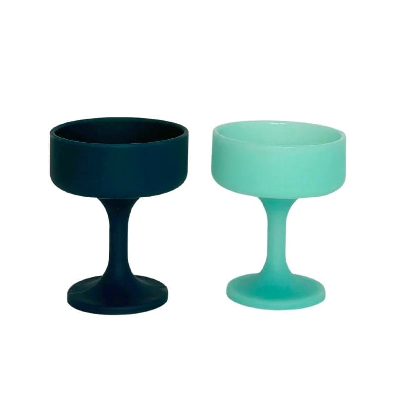 Mecc | Unbreakable Silicone Cocktail Coupes | Mist + Ink