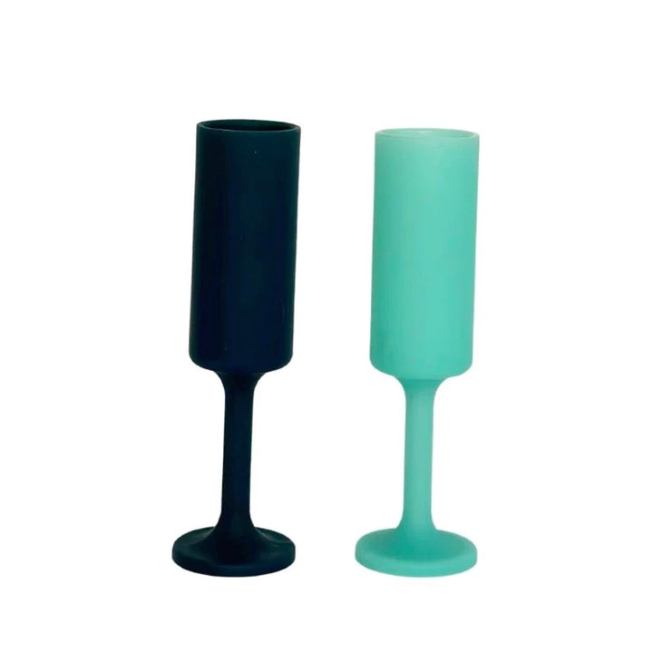 Seff | Unbreakable Silicone Champagne Flutes | Mist + Ink