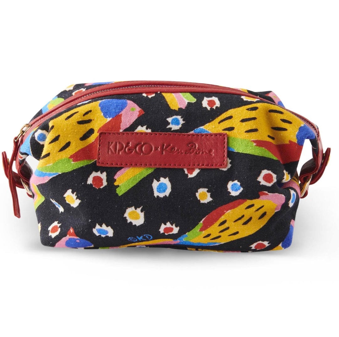 Kip & Co Ken Done Parrot Party Toiletry Bag