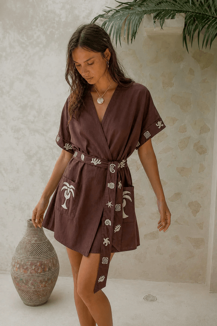 Patina Wrap Dress