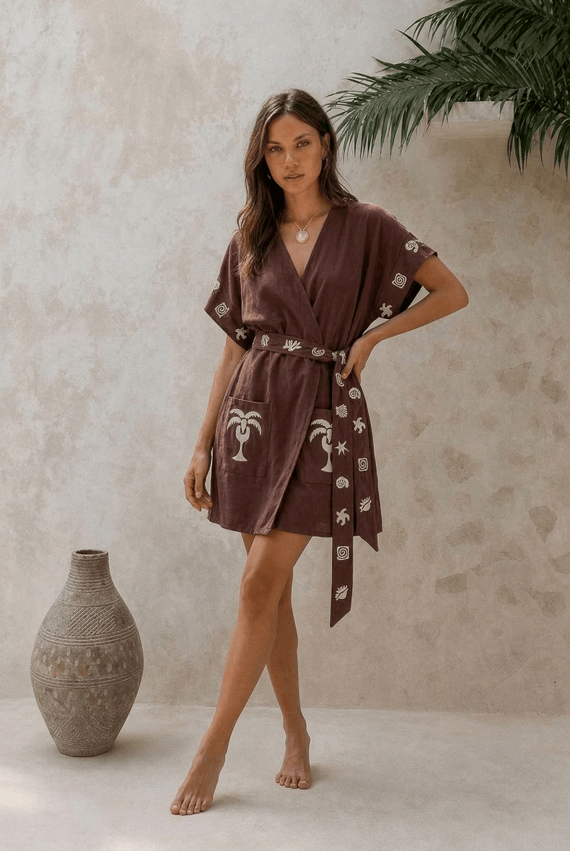 Patina Wrap Dress