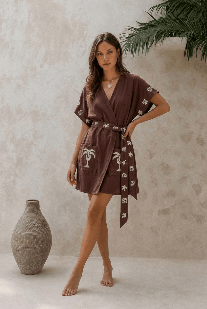 Patina Wrap Dress