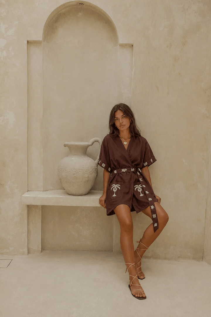 Patina Wrap Dress