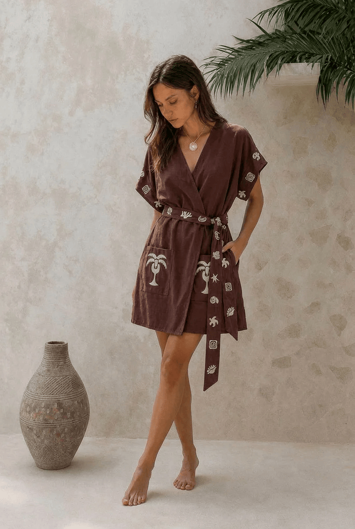 Patina Wrap Dress