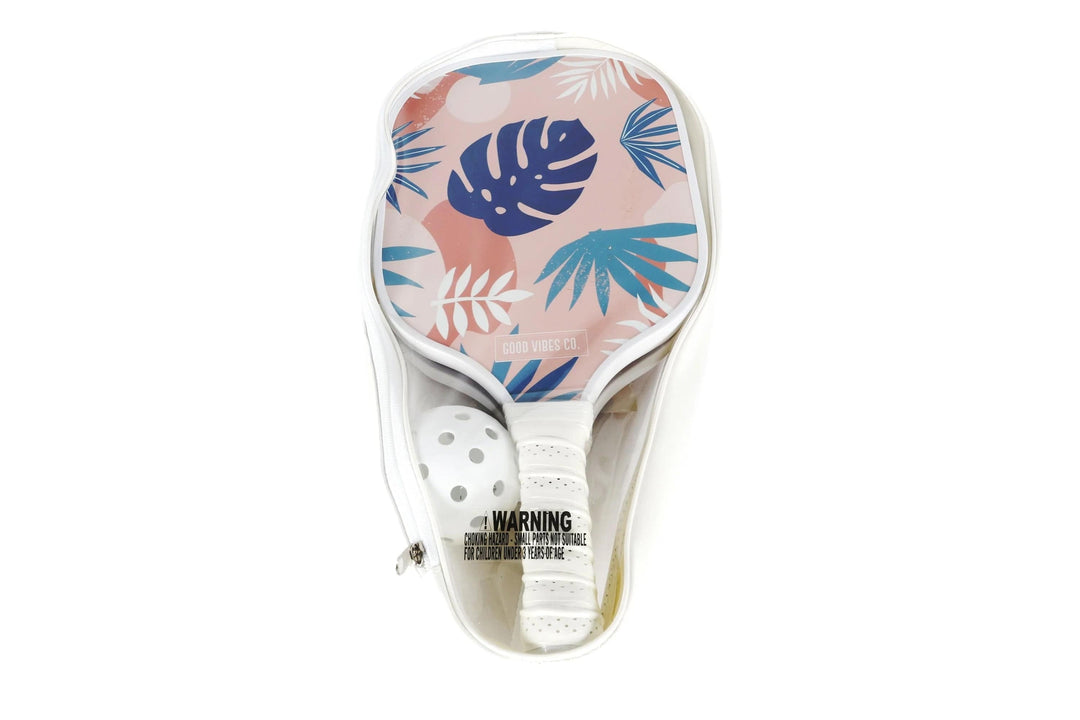 Good Vibes™ 4pc Pickle Ball Set - Blush Palm
