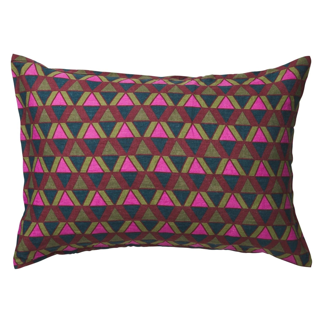 Sage x Clare Pirro Geometric Pillow Case Linen Set