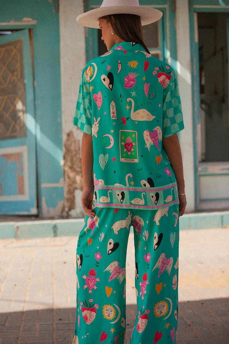 Swan Lake Turquoise Shirt