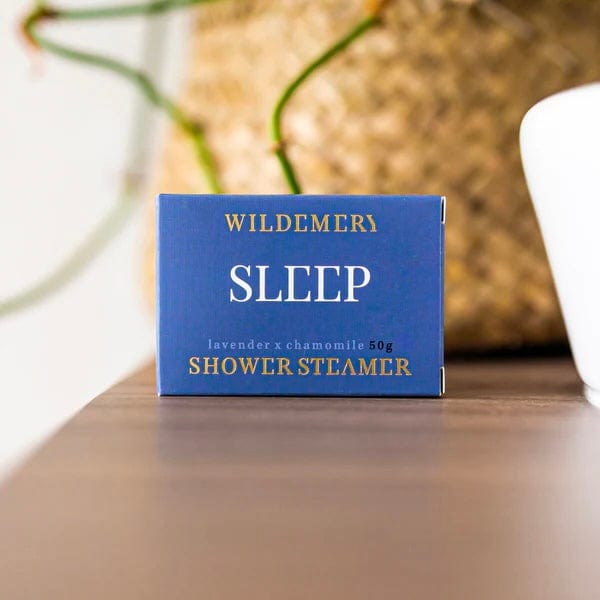 wild emery beautifully boxed shower steamer sleep with lavender