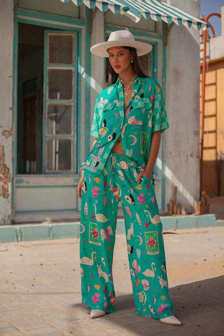 Swan Lake Turquoise Shirt