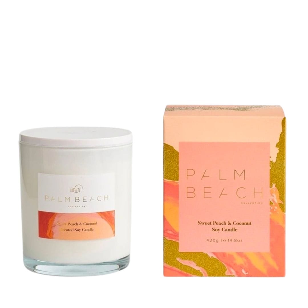Palm Beach Collection Sweet Peach & Coconut Candle (420g)