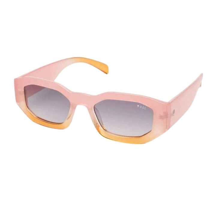 QUIP Ombre Square Framed Pink and Orange Sunglasses