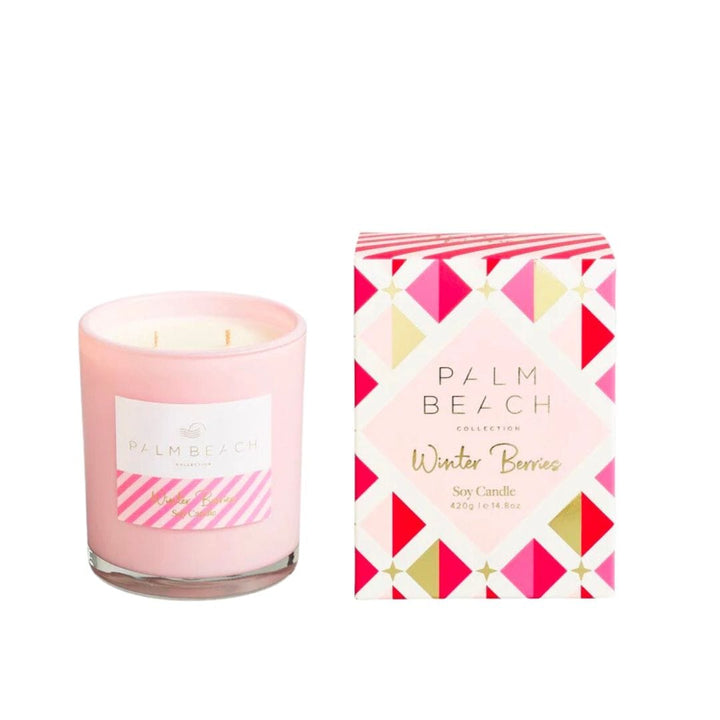 Palm Beach Collection Winter Berries Christmas Candle (420g)