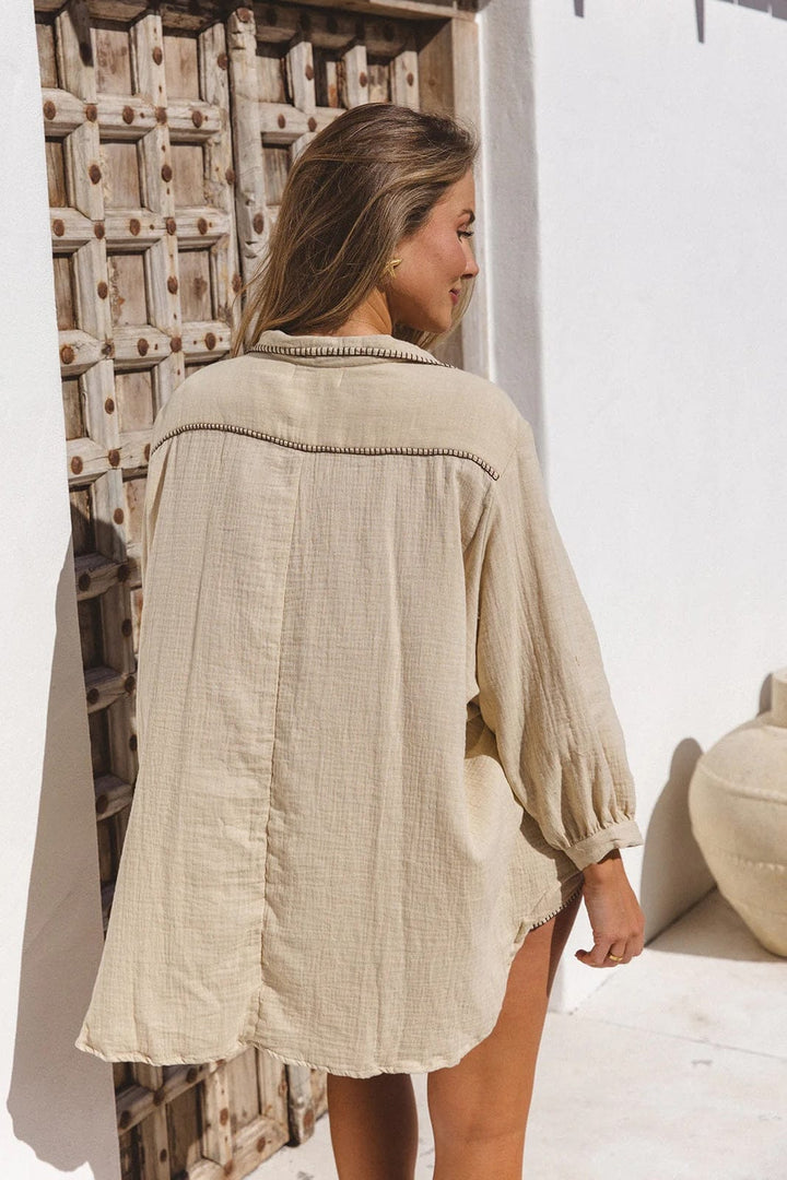 Paloma Palm Set - Natural/Espresso