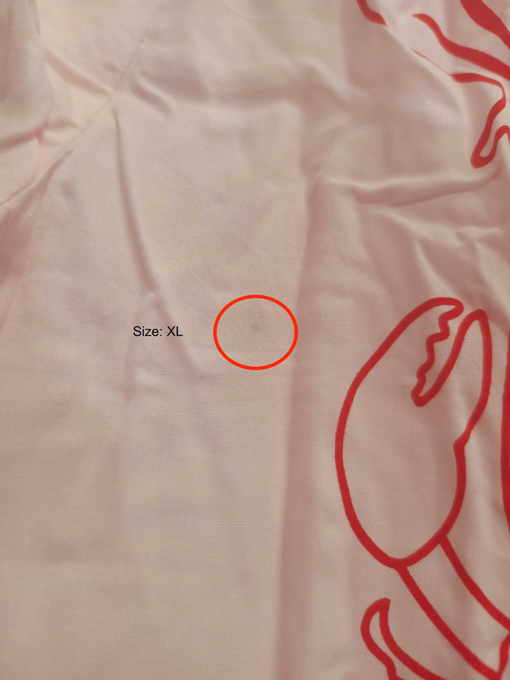 Wine Club Lobster Shirt Dress - Pink Minor Marks - Assorted Sizes