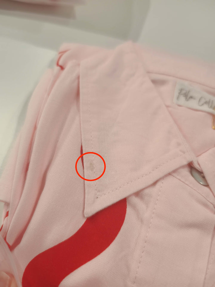 Wine Club Lobster Shirt Dress - Pink Minor Marks - Assorted Sizes