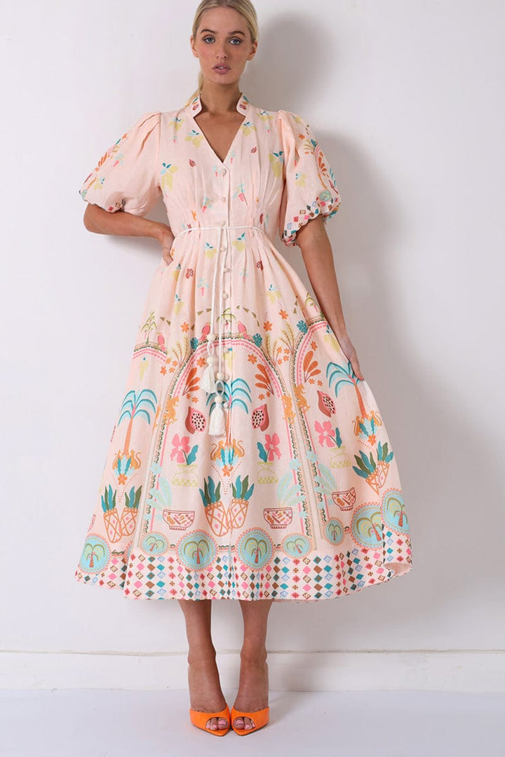 Acacia Maxi Dress - Creamy Blush