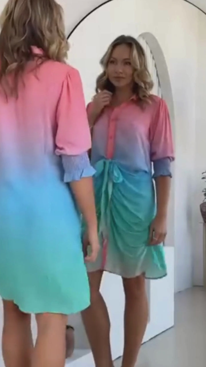 Ombre Summer Short Sleeve