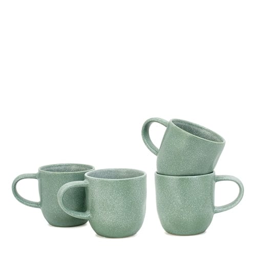 Amari Mug Set - 350ml - Set of 4 - Green