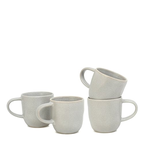 Amari Mug Set - 35ml- Set of 4- Grey